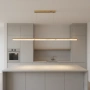 Pendant lamp Marcello Marble L180 BRS