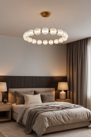 Pendant lamp Grazie P80 LED 25W BRS