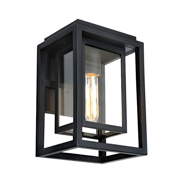 Wall Light Luton E27 BLK
