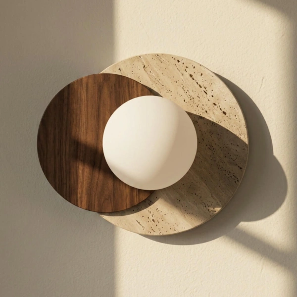 Wall lamp Lyra Travertine G9 5W