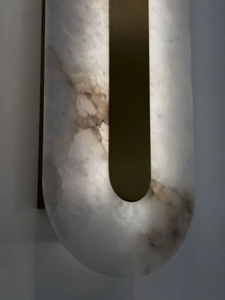 Wall light Mira 1 Alabaster Spanish Marble LED 10W 3CCT BRS