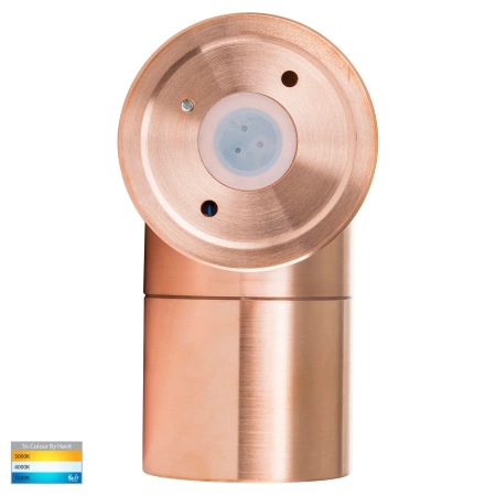 Wall light Tivah Fixed Down GU10 3CCT Copper