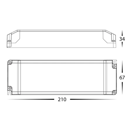 Driver LED HV9668 24V 100W IP66