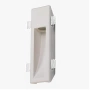 Wall light Drift Plaster Rectangular GU10 WH