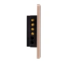 Wall Switch 2 Gang BLK-GLD HV9220-2 Wifi