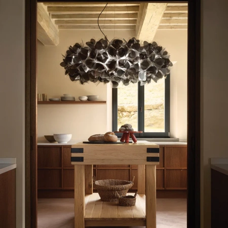 Pendant lamp Clizia Mama Non Mama S BK Handmade Italy
