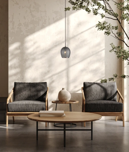 Pendant lamp Fossetta 2 E27 D19 SM Pendant lamp Fossetta 2 E27 D19 SM