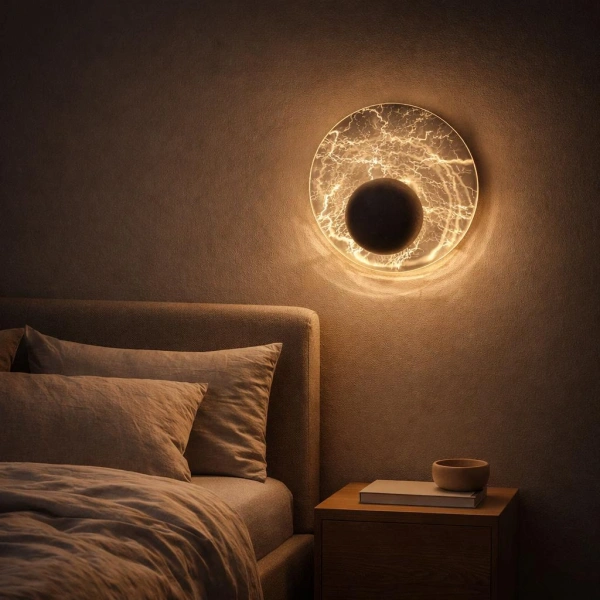 Wall lamp Maru Travertine LED 12W