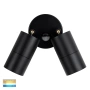 Wall light Tivah Aluminium BLK 3CCT Double Adjustable HV1326T-PIR IP65