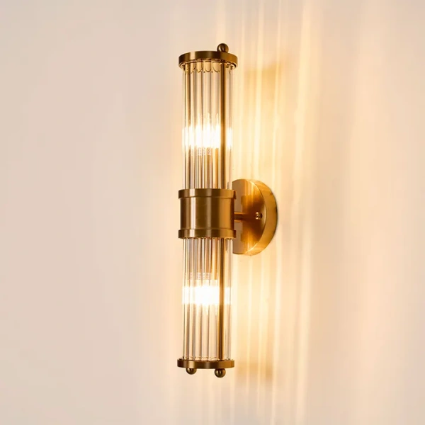Wall light Jenson Double E14 H445 BRS
