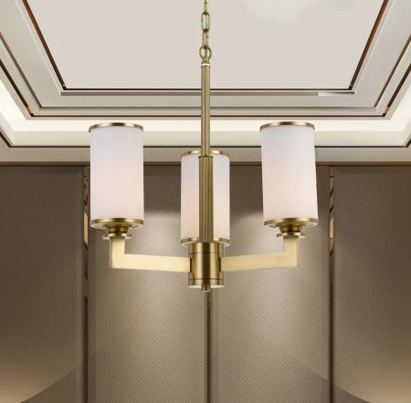 Pendant AHERN 3 Lights SOLID BRS