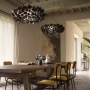 Pendant lamp Clizia Mama Non Mama S BK Handmade Italy