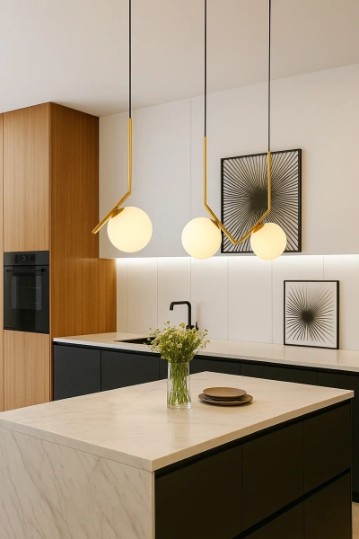 Pendant lamp Bolero P25 E27 BRS