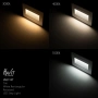 Step light Trin Rectangular 5W 3CCT LED WHT