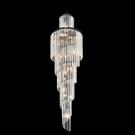 Pendant lamp Chanel S High Quality K9 Crystal 15xE14 D400 BLK