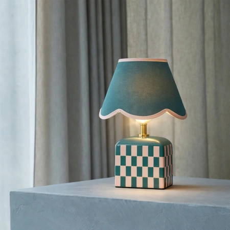Table lamp Valentina Ceramic E27 Green