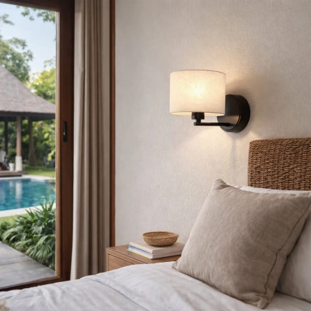 Wall lamp Clarissa Rechargeable LED CCT Dimmable blk