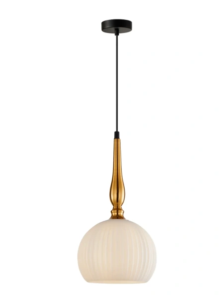 Pendant lamp CALIZ 2 Frosted Wine Glass Ribbed 72W Pendant lamp CALIZ 2 Frosted Wine Glass Ribbed 72W