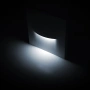 Wall light Lisca 3W 3CCT 12V DC SQUARE LED BLK