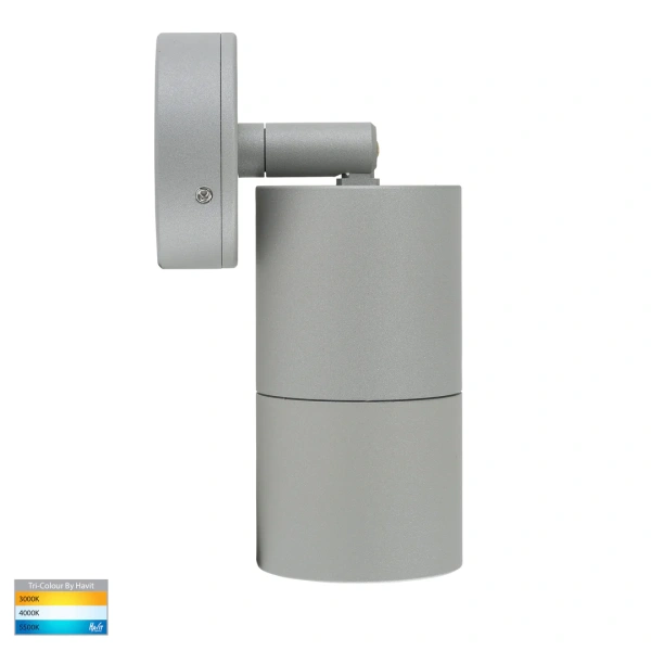 Wall light Tivah Silver 3CCT Single Adjustable HV1247GU10T IP65