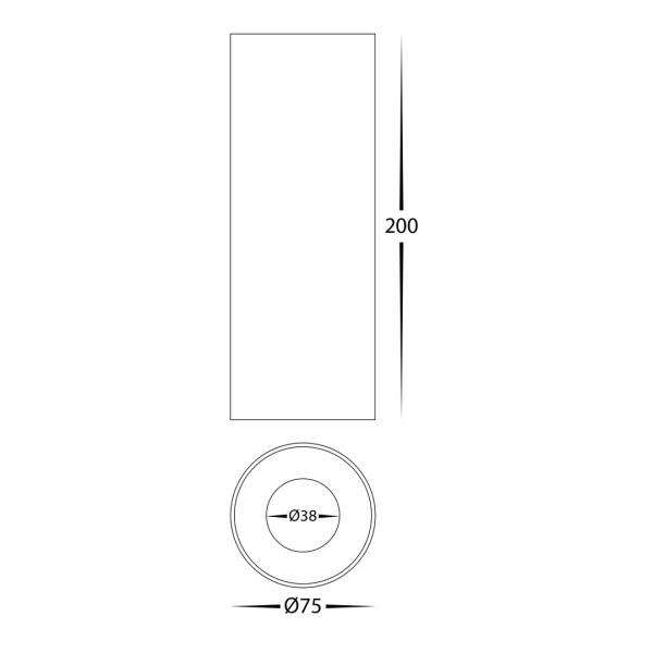 Surface downlight Nella BLK Extension 5CCT LED 7W IP54 Surface downlight Nella BLK Extension 5CCT LED 7W IP54
