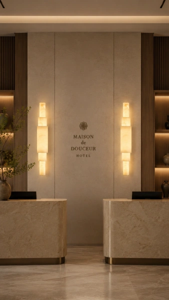 Wall light Toledo Alabaster Spanish Marble LED BRS