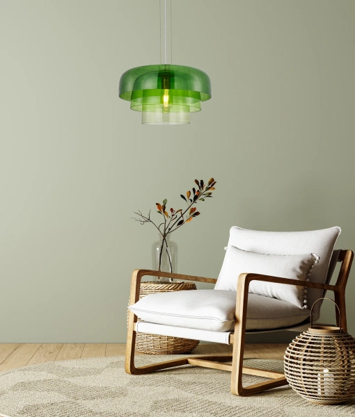 Pendant lamp GELATINA6 E27 D42 GN Pendant lamp GELATINA6 E27 D42 GN