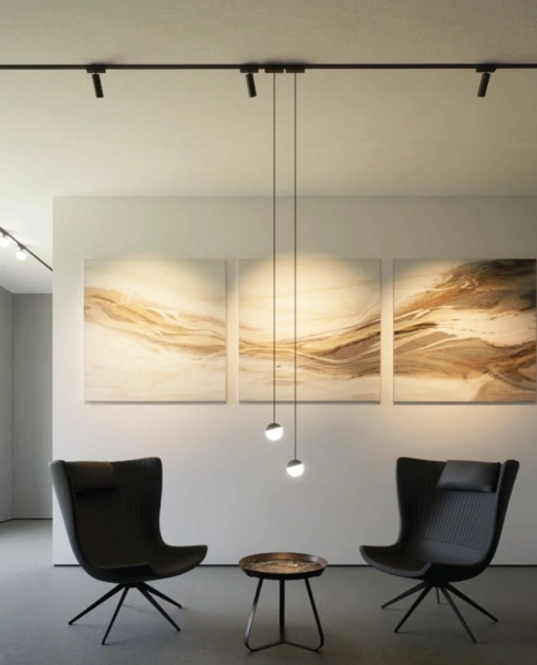 Surface track set Lite 2M 5LT LED 39W BLK