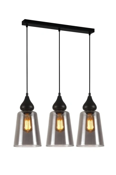 Pendant lamp JEREZ2X3S E27 black