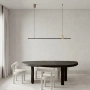 Pendant lamp Rivo Travertine L180 3CCT LED BL