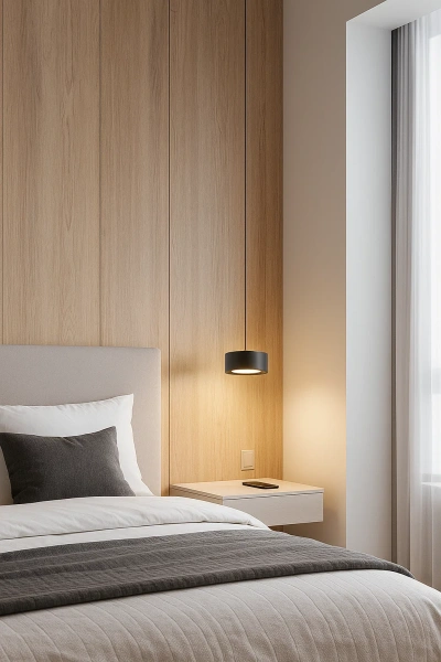 Pendant lamp RONDO P1 BK