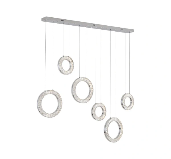 Pendant lamp LUNA 6 LED 80W CH