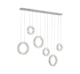 Pendant lamp LUNA 6 LED 80W CH