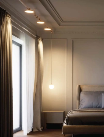 Linear pendant Gold track Modern 4 Z4000 2M LED 41W 3K