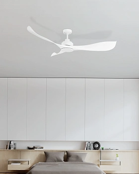 Ceiling fan Eagle II DC WH D55 with Remote