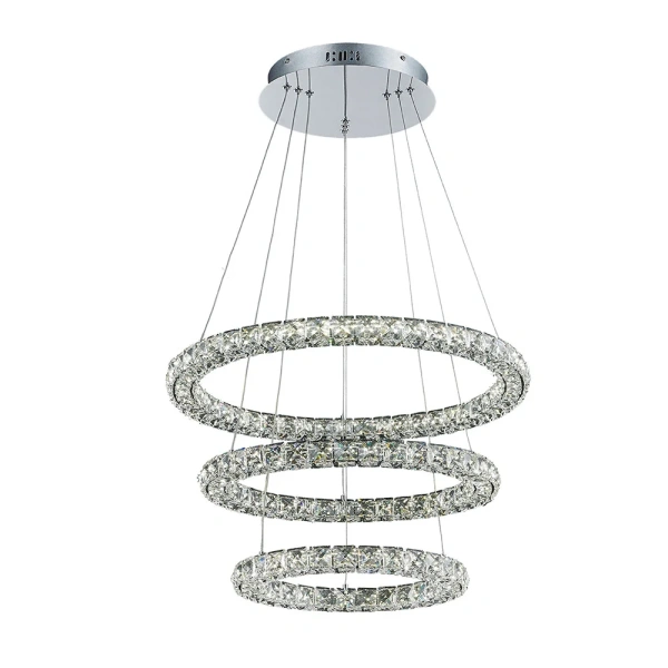Pendant lamp Argus 3 LED 35W CCT Dim D55 CHR remote