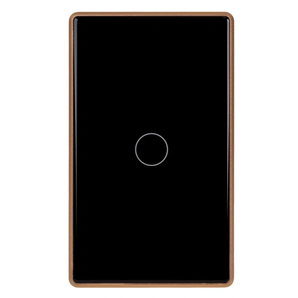 Wall Switch Single Gang BLK-GLD HV9220-1 Wifi