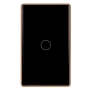 Wall Switch Single Gang BLK-GLD HV9220-1 Wifi