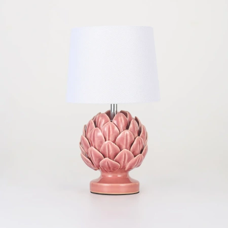 Table lamp Tasha Artichoke Set of 2 E14 Coral