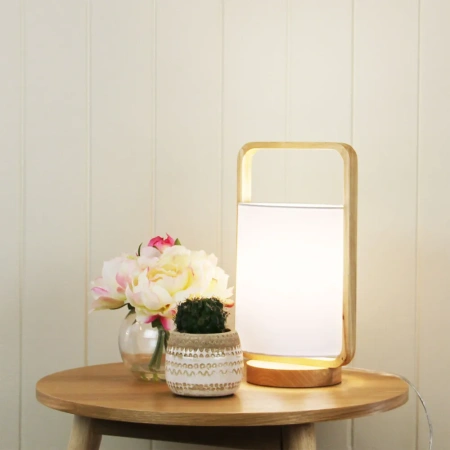 Table lamp Lucia E27 WHT