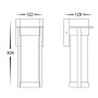 Wall light Ashton E27 BLK