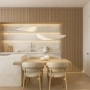 Pendant lamp Arca Large LED 24W 3K D80 WHT