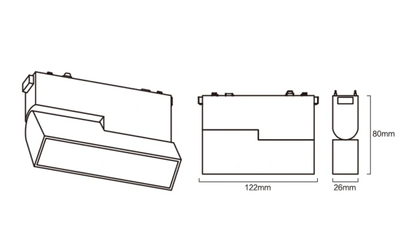 Track Opal Line Adjustable Z3081-10.OP.CCT.BK 48V 10W WIFI