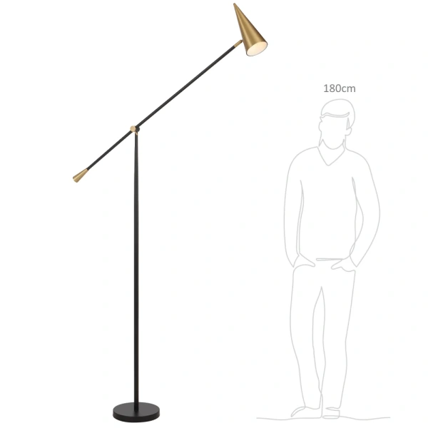Floor lamp JIBARA E27 H235 BLK