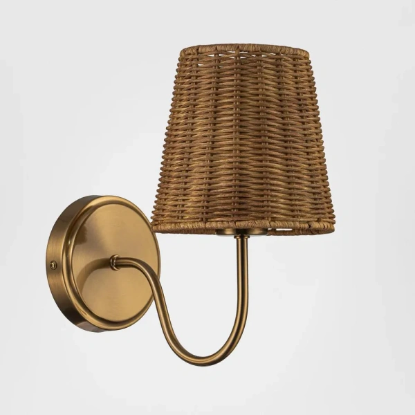Wall light Athens With Shade Antique E14 H280 BRS