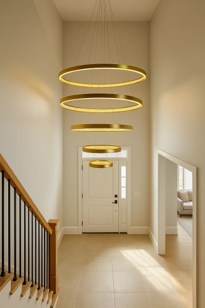 Pendant lamp Helisema 5 LED 3CCT BR Remote 2.4g