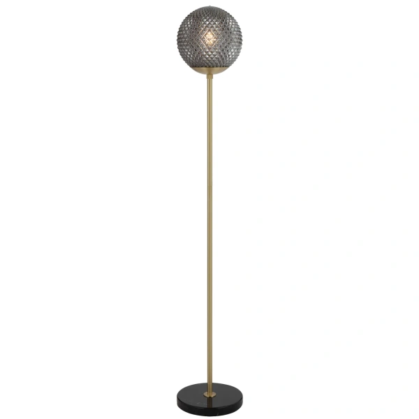 Floor lamp ELWICK E27 D250 BLACK MARBLE