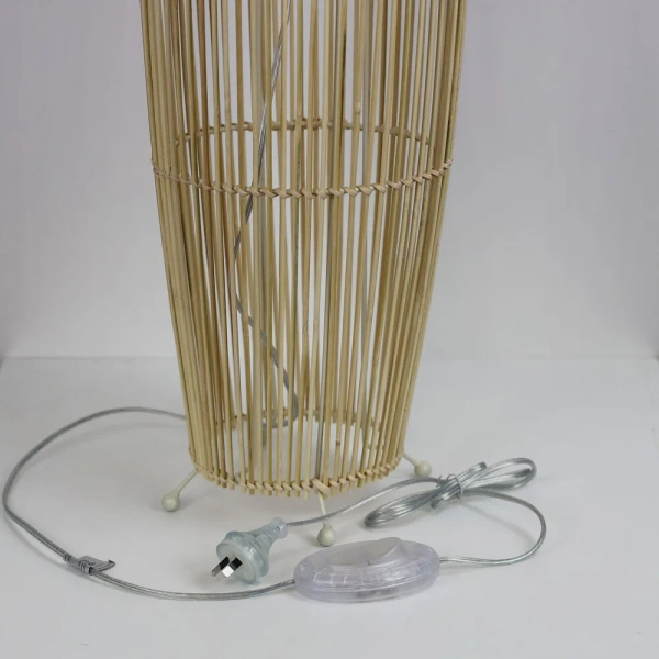 Floor lamp MATRAM NATURAL CANE