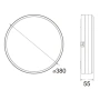 Ceiling light Hektor-380 IP65 LED 50W 3CCT GL