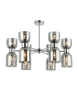 Pendant lamp Clessidra E27 CHR
